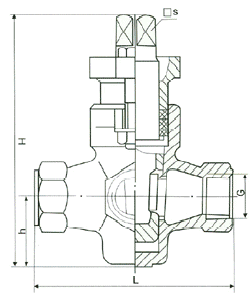 High-pressure floating ball valve