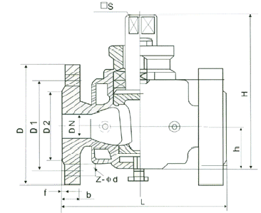 High-pressure floating ball valve