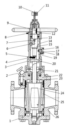 High-pressure floating ball valve